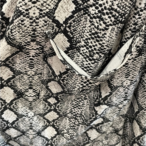 TEXAS TRUE THREADS Women's Western Snake Print Lightweight Cardigan Duster Lg - Picture 5 of 13